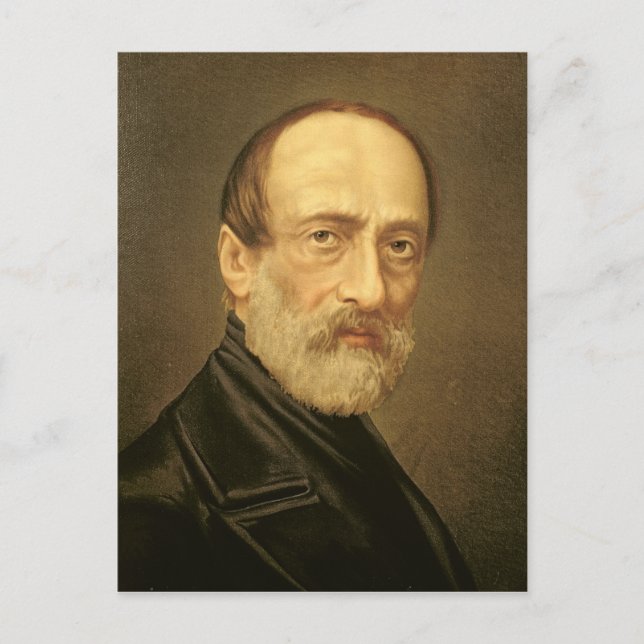 Postal Retrato de Giuseppe Mazzini (Anverso)
