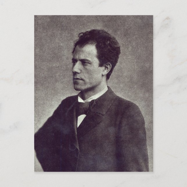 Postal Retrato de Gustav Mahler, 1897 (Anverso)