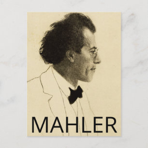 Postal Retrato de Gustav Mahler, 1902