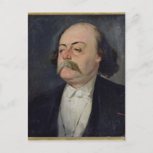 Postal Retrato de Gustave Flaubert 1868-81