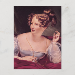 Postal Retrato de Harriet Smithson