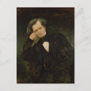 Postal Retrato de Hector Berlioz