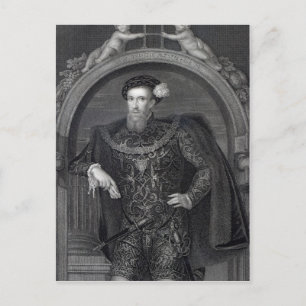 Postal Retrato de Henry Howard Earl de Surrey