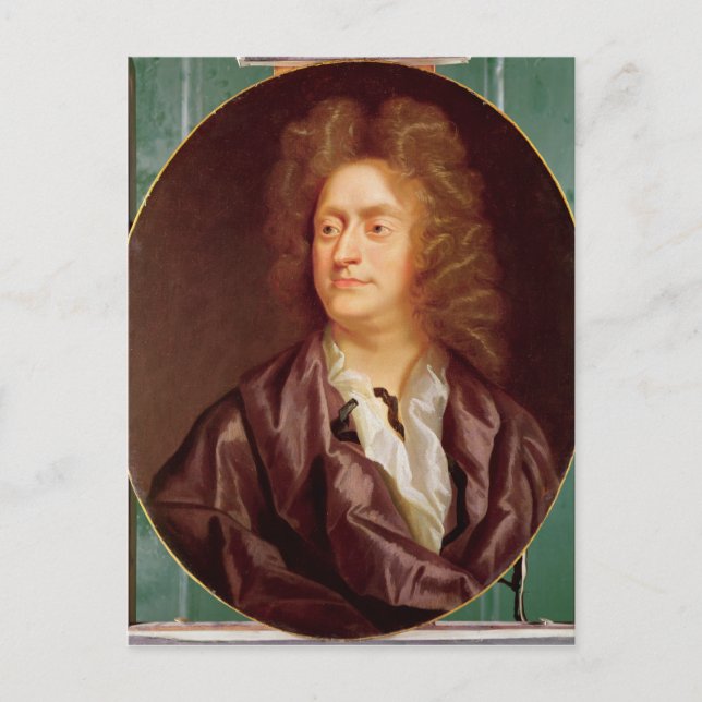 Postal Retrato de Henry Purcell, 1695 (Anverso)