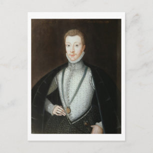 Postal Retrato de Henry Stewart, Conde de Darnley (1545-6