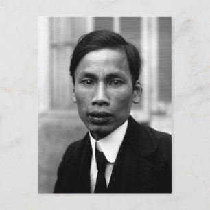 Postal Retrato de Ho Chi Minh Nguyen Ai Quoc 1921