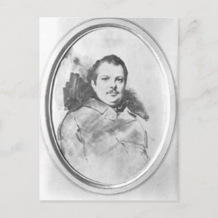 Postal Retrato de Honore de Balzac c.1820
