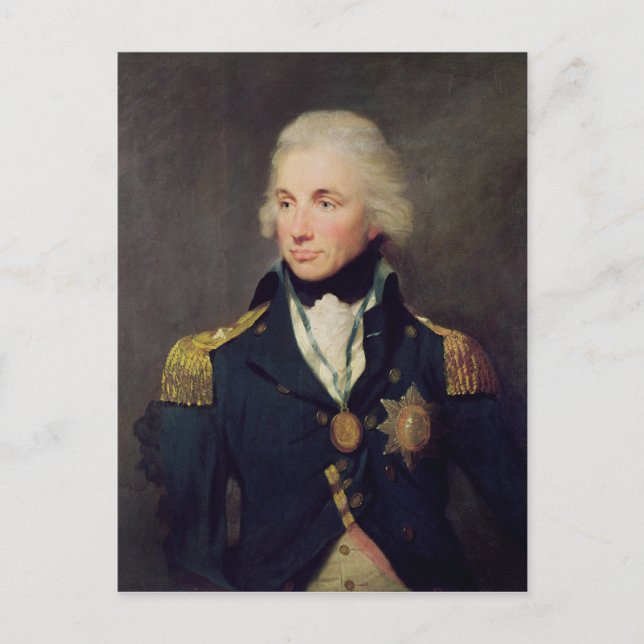 Postal Retrato de Horatio Nelson , Viscount Nelson (Anverso)