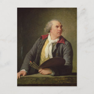 Postal Retrato de Hubert Robert 1788