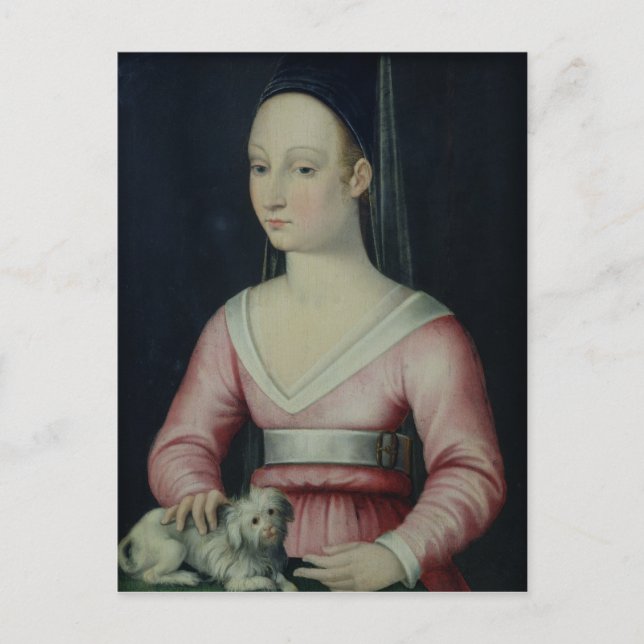 Postal Retrato de Inés Sorel (Anverso)