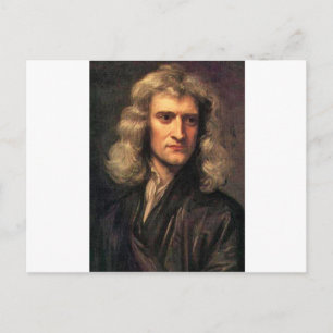 Postal Retrato de Isaac Newton (1642-1727)