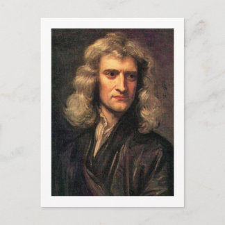 Postal Retrato de Isaac Newton (1642-1727)