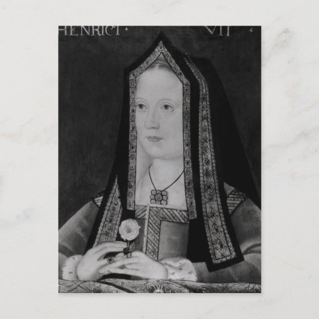 Postal Retrato de Isabel de York (Anverso)