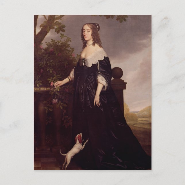 Postal Retrato de Isabel, Reina de Bohemia (Anverso)