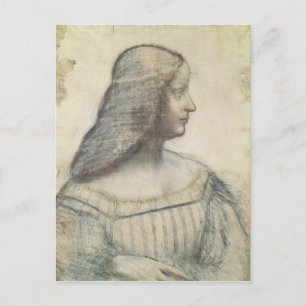 Postal Retrato de Isabella de Este