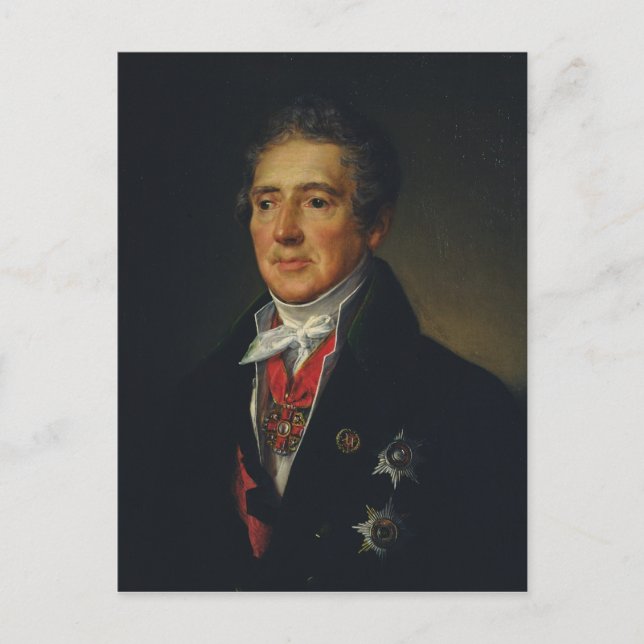 Postal Retrato de Ivan Dmitriev, 1835 (Anverso)