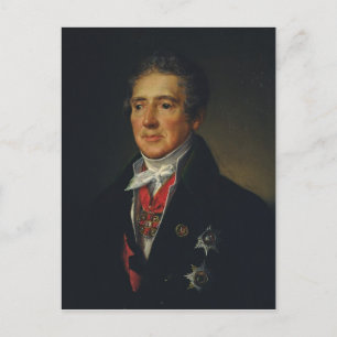 Postal Retrato de Ivan Dmitriev, 1835