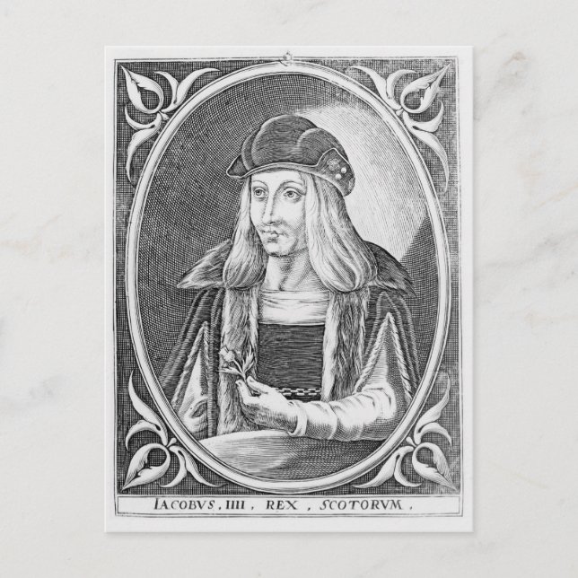 Postal Retrato de James IV de Escocia (Anverso)