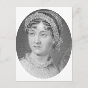 Postal Retrato de Jane Austen Simply Jane
