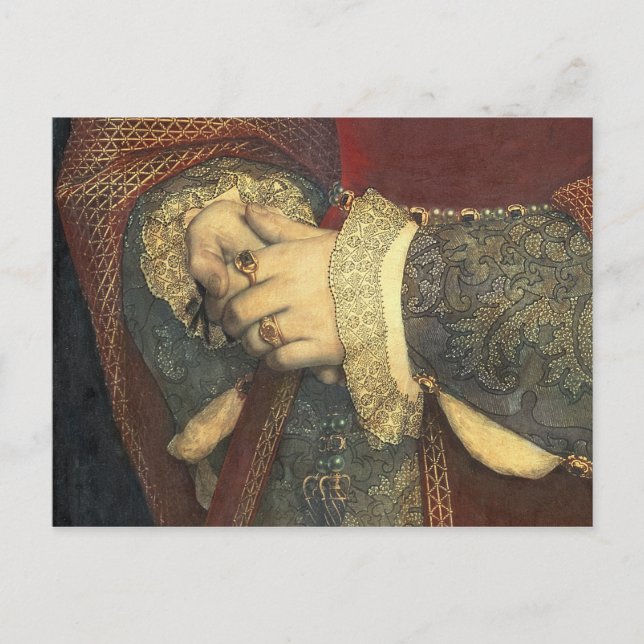 Postal Retrato de Jane Seymour, 1536 (Anverso)