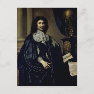 Postal Retrato de Jean-Baptiste Colbert de Torcy 1666