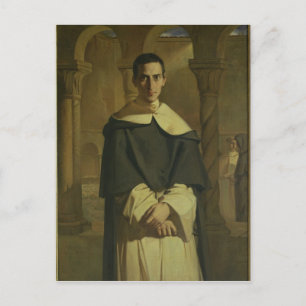 Postal Retrato de Jean Baptiste Henri Lacordaire