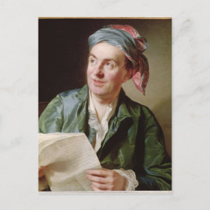 Postal Retrato de Jean-Francois Marmontel 1767