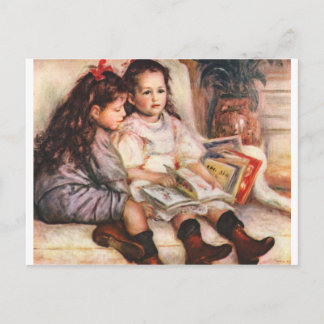Postal Retrato de Jean y Genevieve Caillel