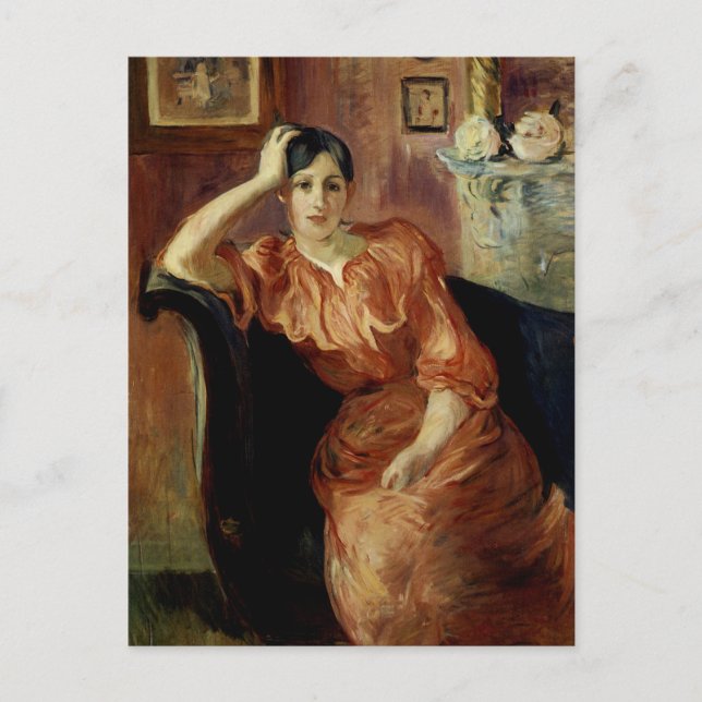 Postal Retrato de Jeanne Pontillon (Anverso)