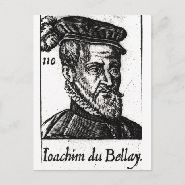 Postal Retrato de Joachim du Bellay (Anverso)