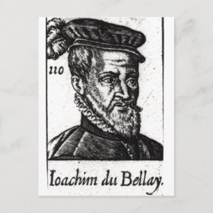 Postal Retrato de Joachim du Bellay
