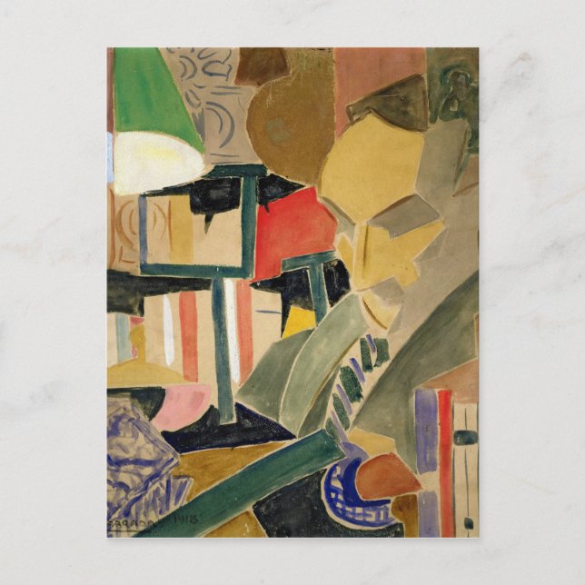 Postal Retrato de Joan Salvat-Papasseit 1918 (Anverso)