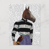 Retrato de jockey sobre Carreras de caballo