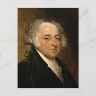 Postal Retrato de John Adams