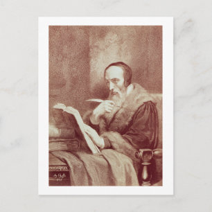 Postal Retrato de John Calvin (1509-1564) (grabación)