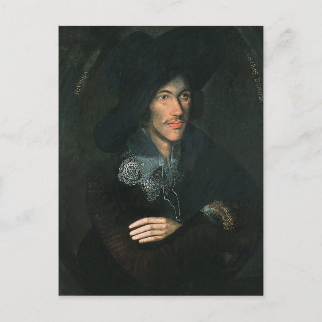 Postal Retrato de John Donne, c.1595 (Anverso)