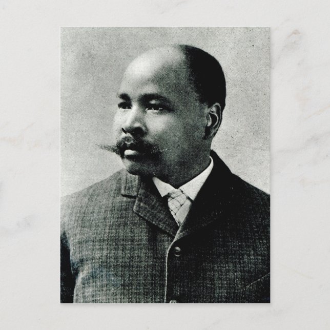 Postal Retrato de John Dube (Anverso)