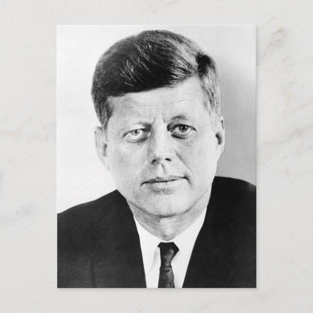 Postal Retrato de John F Kennedy (Anverso)