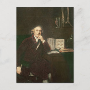 Postal Retrato de John Hunter después de Sir Joshua
