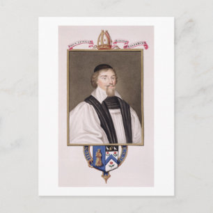 Postal Retrato de John Jewel (1522-71) Obispo de Salisbu
