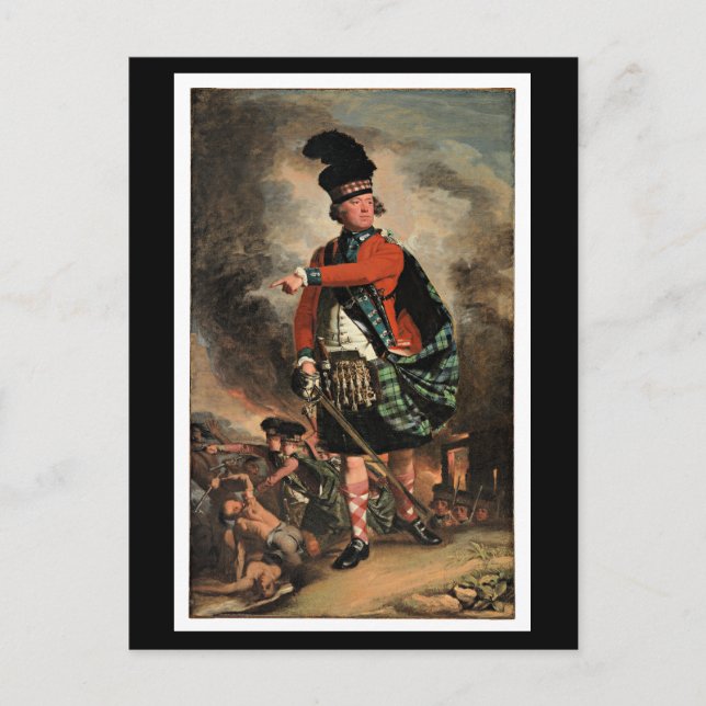 Postal Retrato de John S. Copley de Hugh Montgomerie (Anverso)