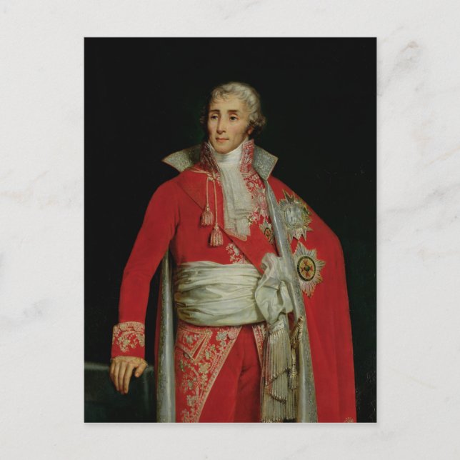 Postal Retrato de Joseph Fouche Duke de Otranto (Anverso)
