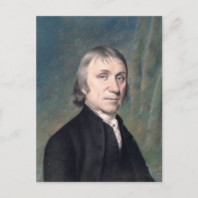 Postal Retrato de Joseph Priestley, c.1797 (Anverso)