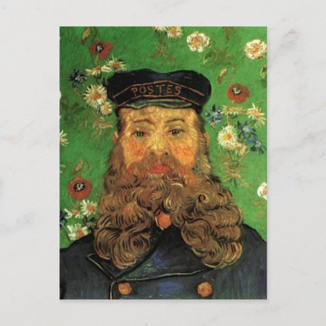 Postal Retrato de Joseph Roulin, de Van Gogh (Anverso)