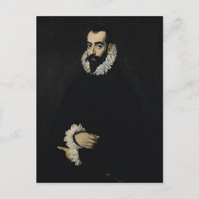 Postal Retrato de Juan Alfonso de Pimentel y Herrera (Anverso)