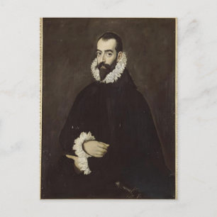 Postal Retrato de Juan Pimentel y Herrera por El Greco
