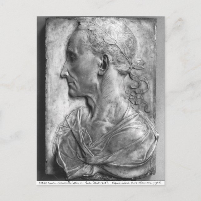 Postal Retrato de Julio César (Anverso)