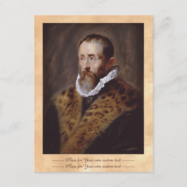 Postal Retrato de Justus Lipsius Paul Peter Rubens (Anverso)