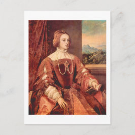 Postal Retrato de Kaiserin Isabella, Bella Artes titiana