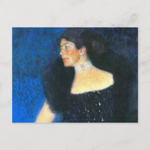 Postal Retrato de Klimt del Rosa von Rosthorn-Friedmann